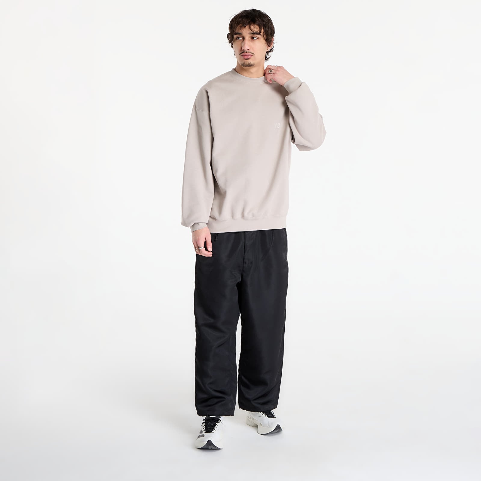 Hoodies and sweatshirts  Y-3 Brushed Terry Crew Sweatshirt Light Brown