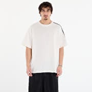 Y-3 Raw Edge 3 Stripes Short Sleeve T-Shirt Chalk White