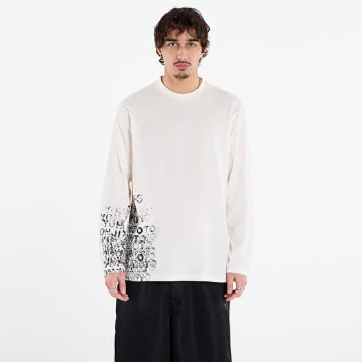 T-Shirt Y-3 Gfx Long Sleeve T-Shirt Chalk White