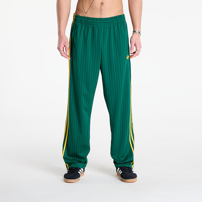 adidas Firebird Loose Pinstripes Track Tracksuit Bottoms Collegiate Green