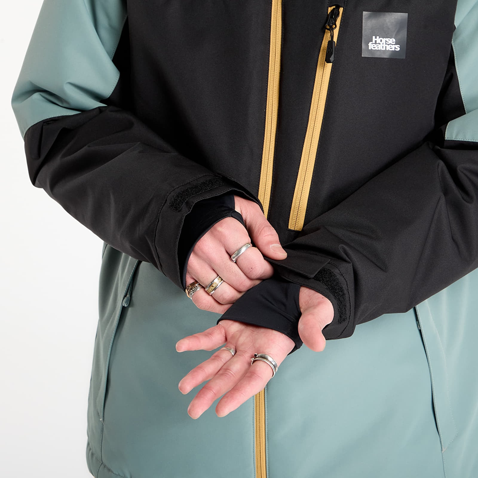 Jakne  Horsefeathers Recon Jacket Iceberg Green/ Black