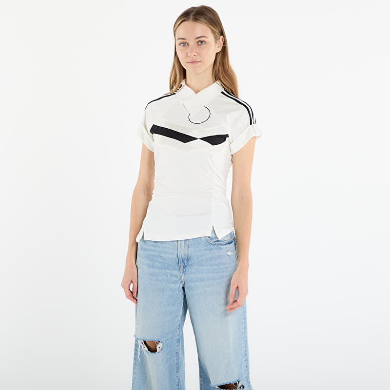 T-shirt adidas Reconstructed Top Off White/ Black