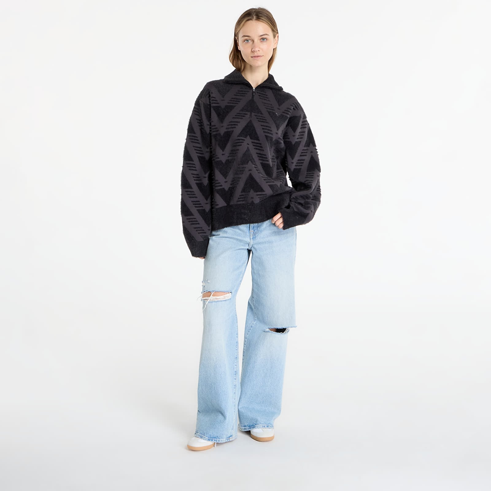 Megztiniai adidas Knit Hz Black