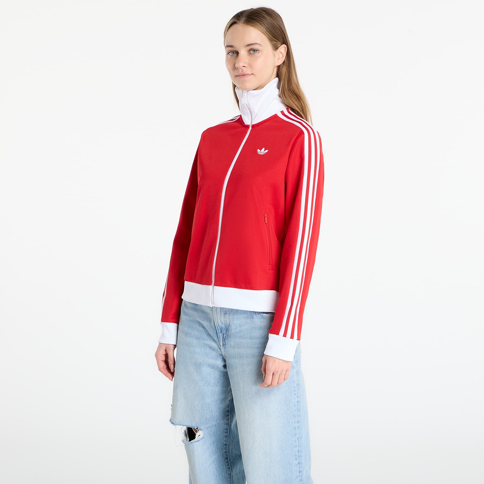 Hoodies and sweatshirts  adidas Classic Tt Better Scarlet/ White