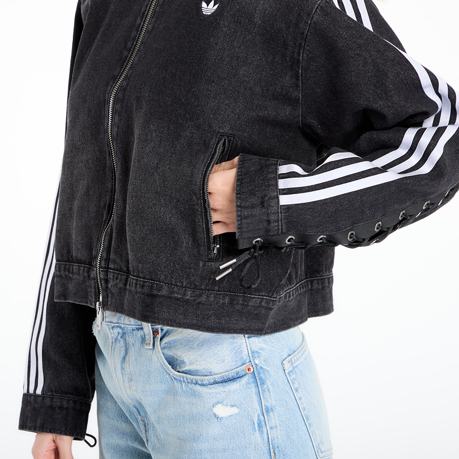 Jakker adidas Denim Fb Jacket Black