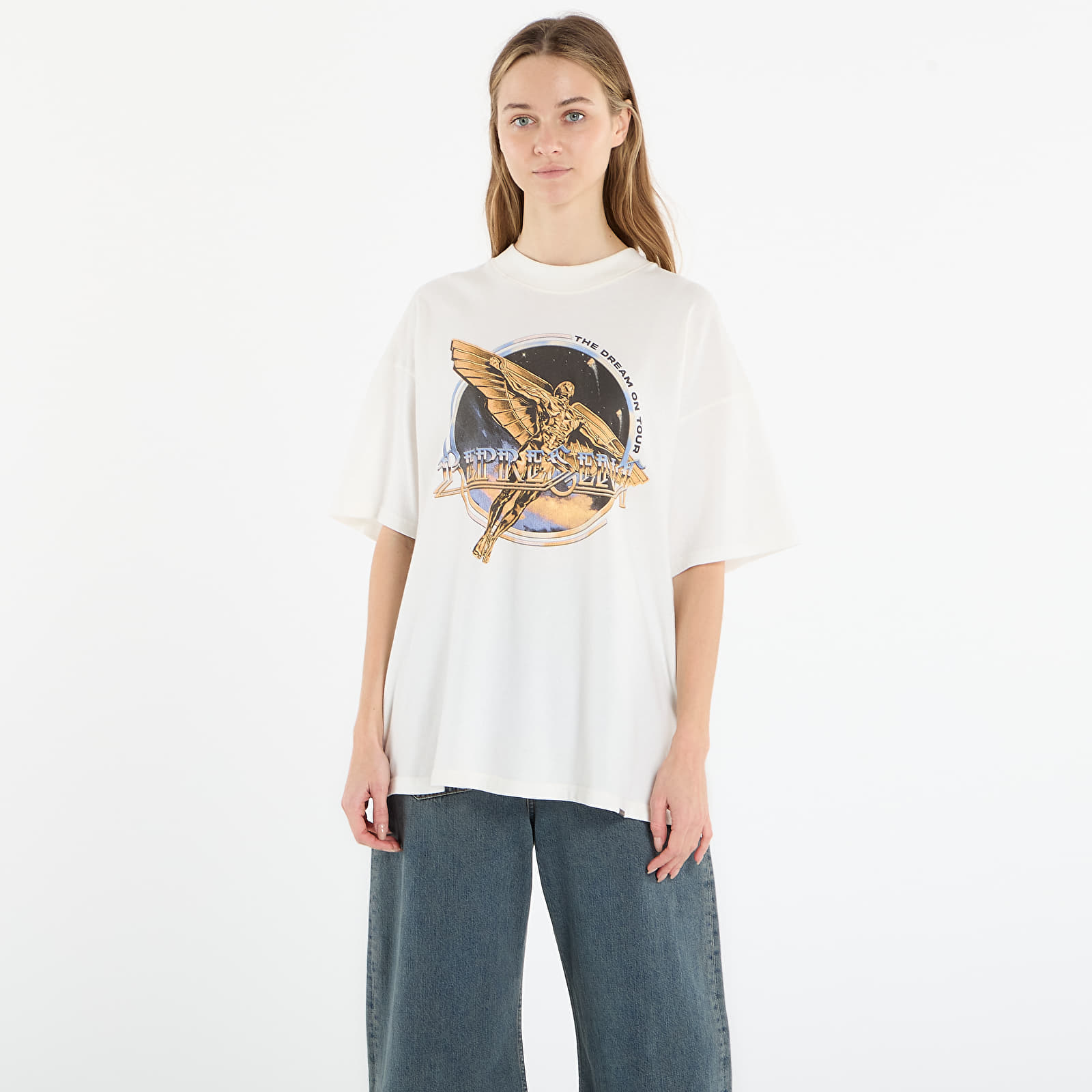 T-Shirts REPRESENT Golden Tour T-Shirt UNISEX Flat White