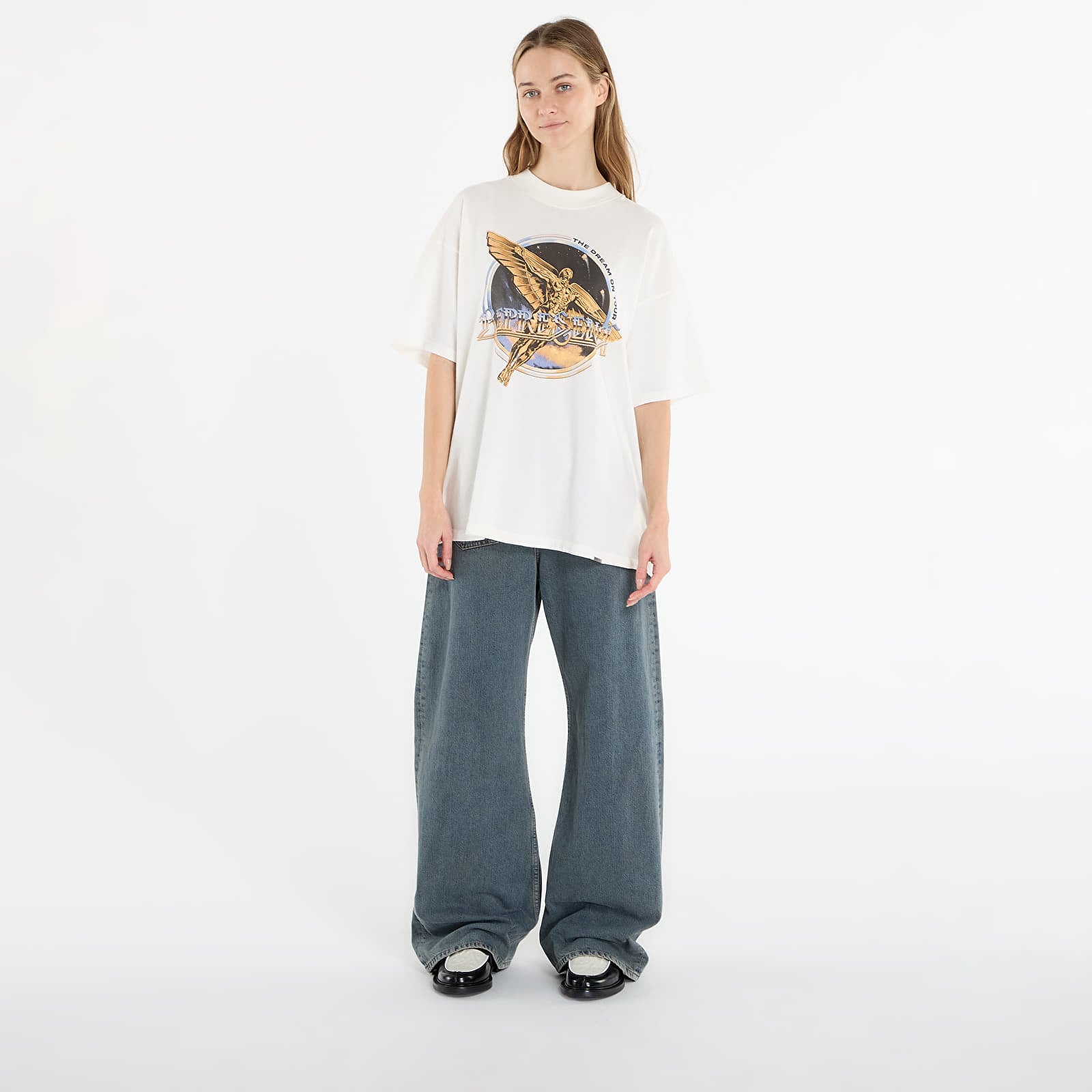 T-Shirts REPRESENT Golden Tour T-Shirt UNISEX Flat White