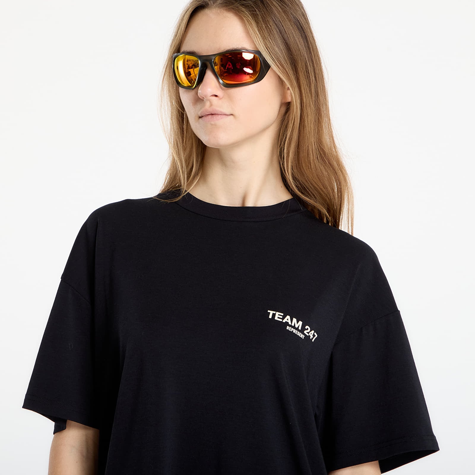 T-skjorter REPRESENT Team 247 Oversized Tee UNISEX Jet Black