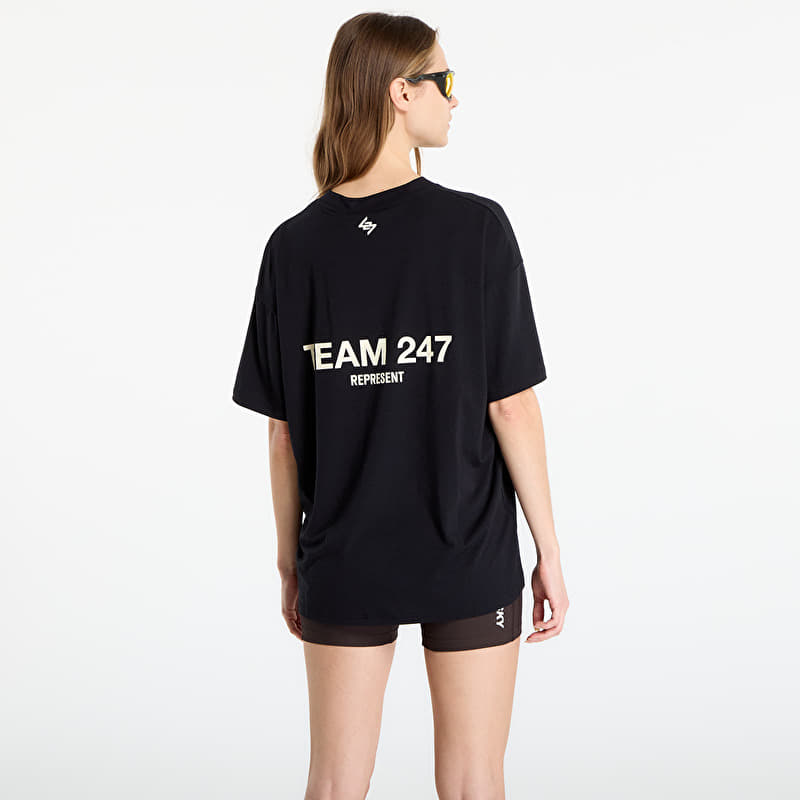 T-shirts REPRESENT Team 247 Oversized Tee UNISEX Jet Black