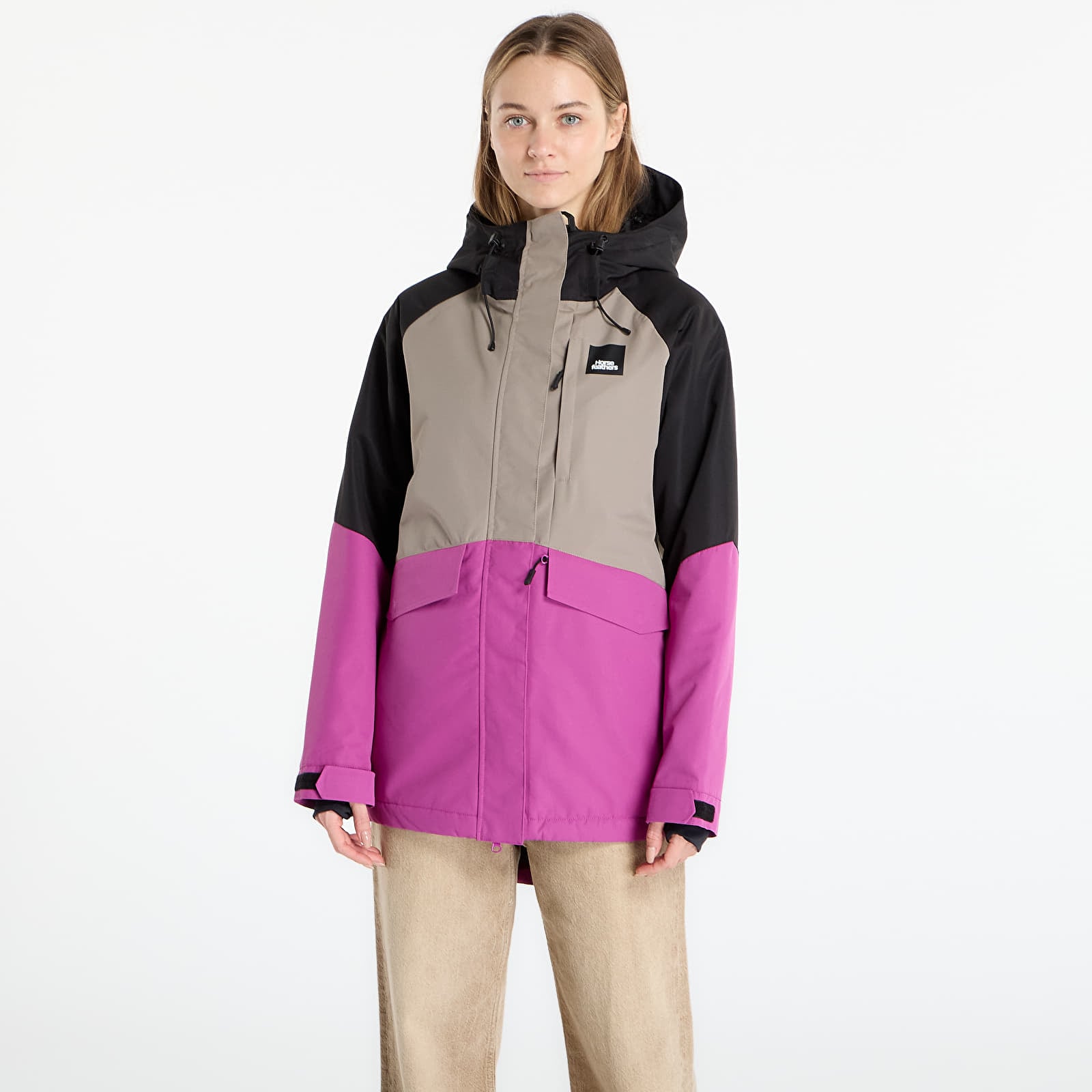 Jackets Horsefeathers Ember Jacket Black/ Orchid