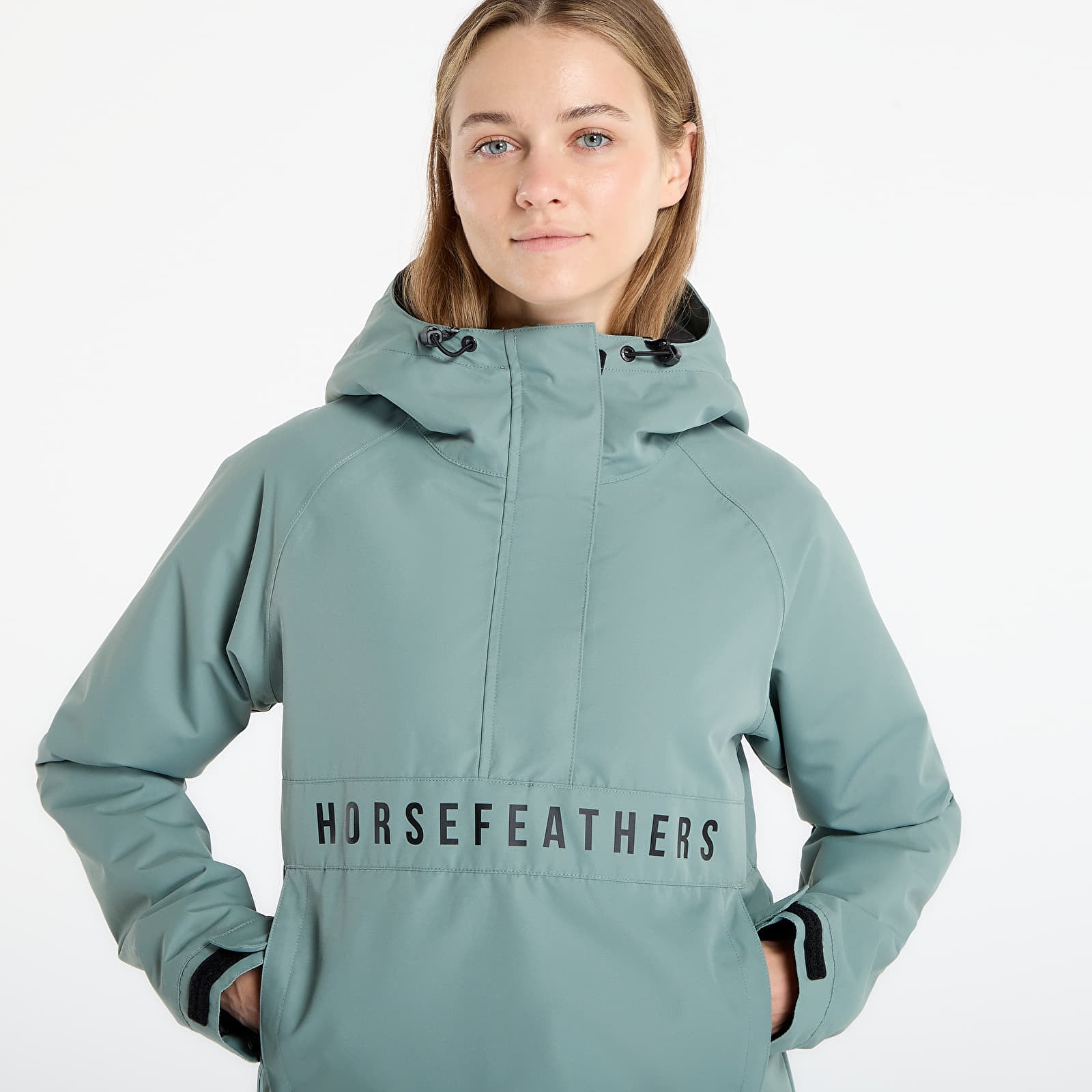 Ženske jakne Horsefeathers Tala Jacket Iceberg Green