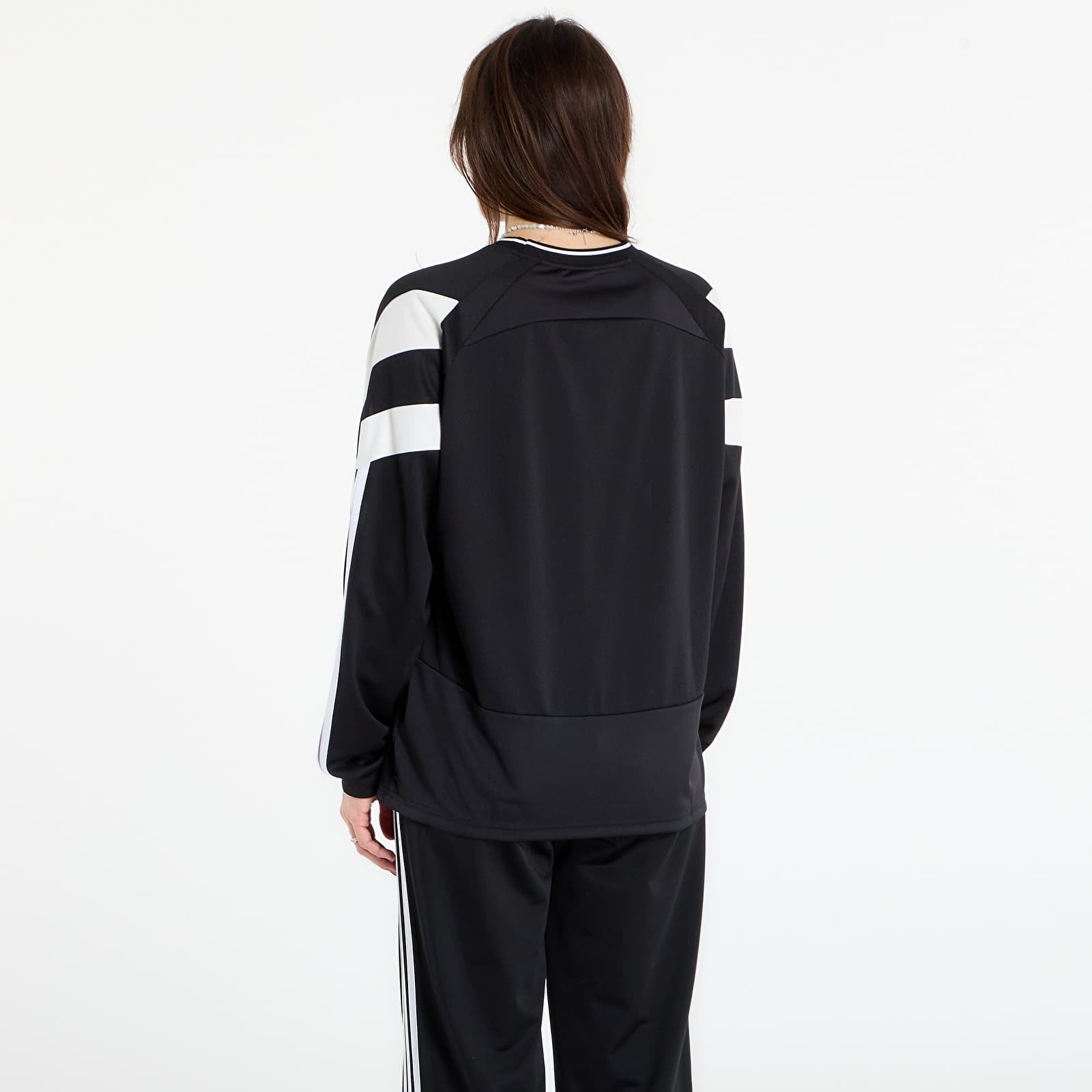 T-shirts adidas W Her Ls Black/ Off White