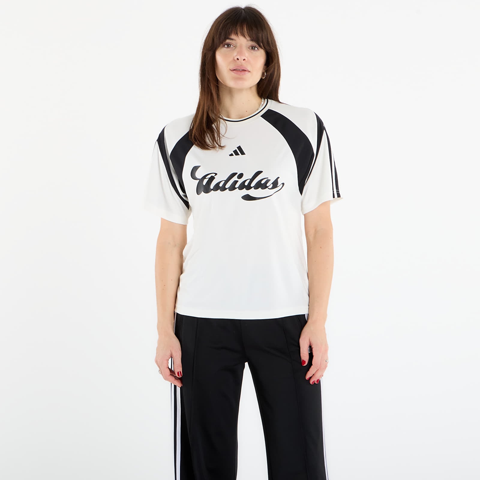 T-shirts adidas W Her Tee Off White/ Black