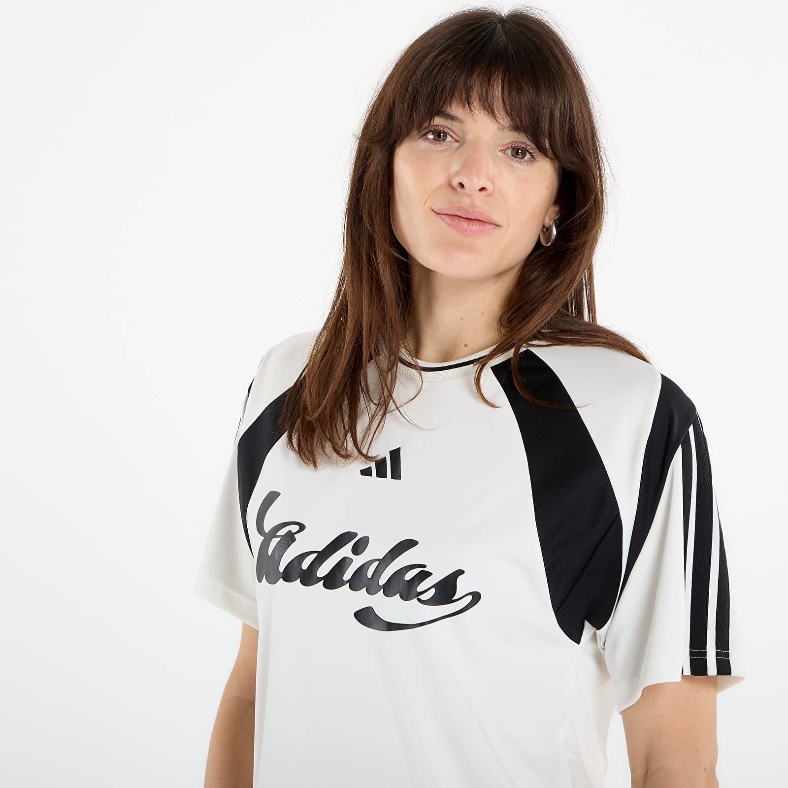T-shirts adidas W Her Tee Off White/ Black