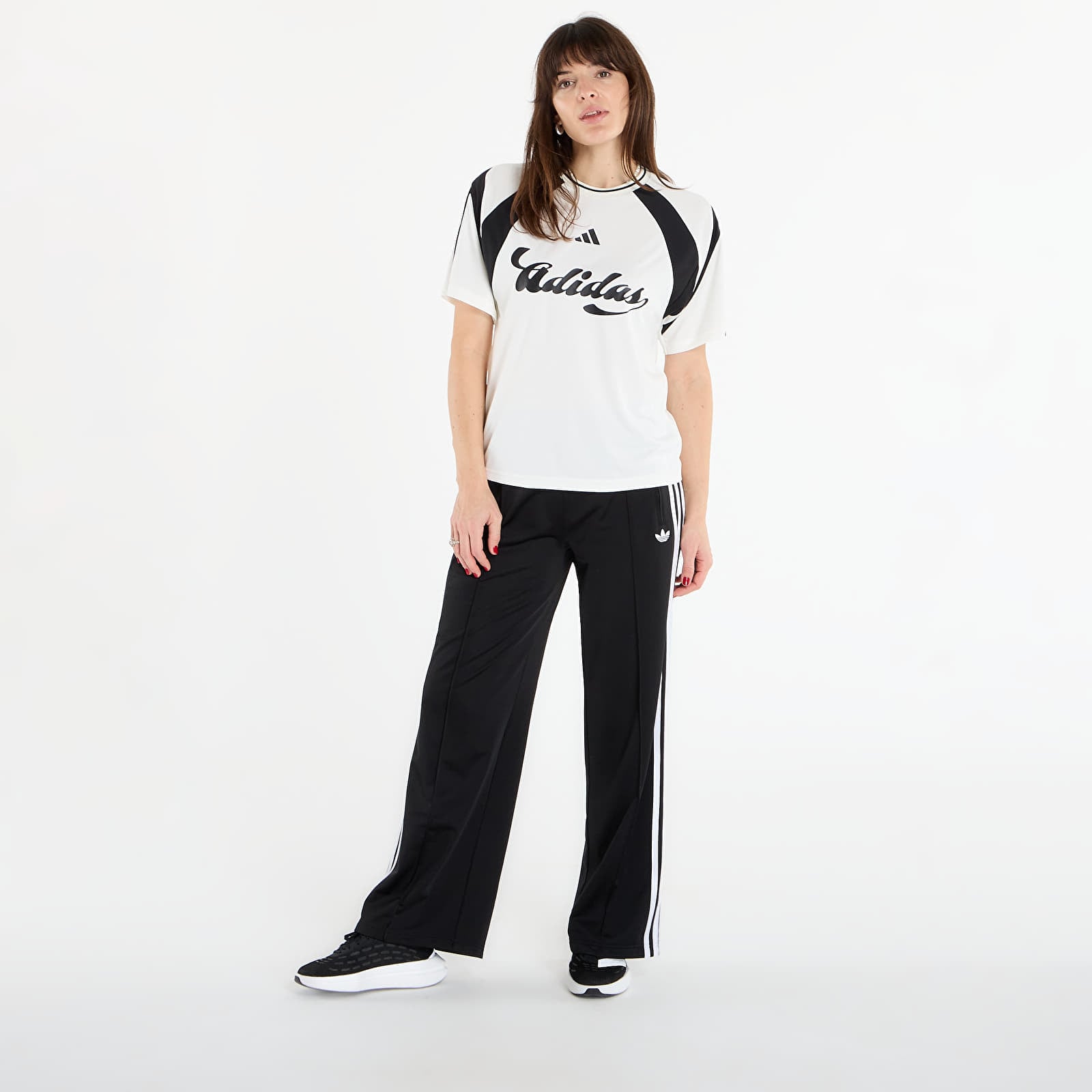 T-shirts adidas W Her Tee Off White/ Black