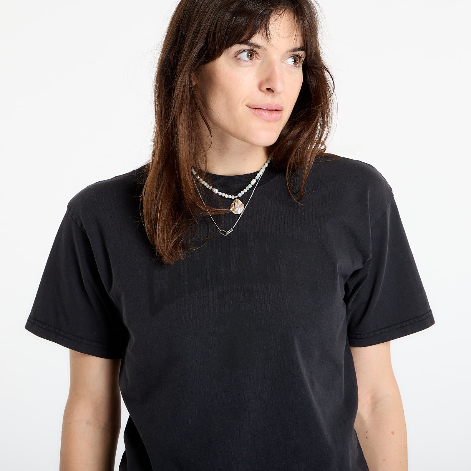 Heren T-shirts Carhartt WIP S/S Faded Pond Corps T-Shirt UNISEX Black