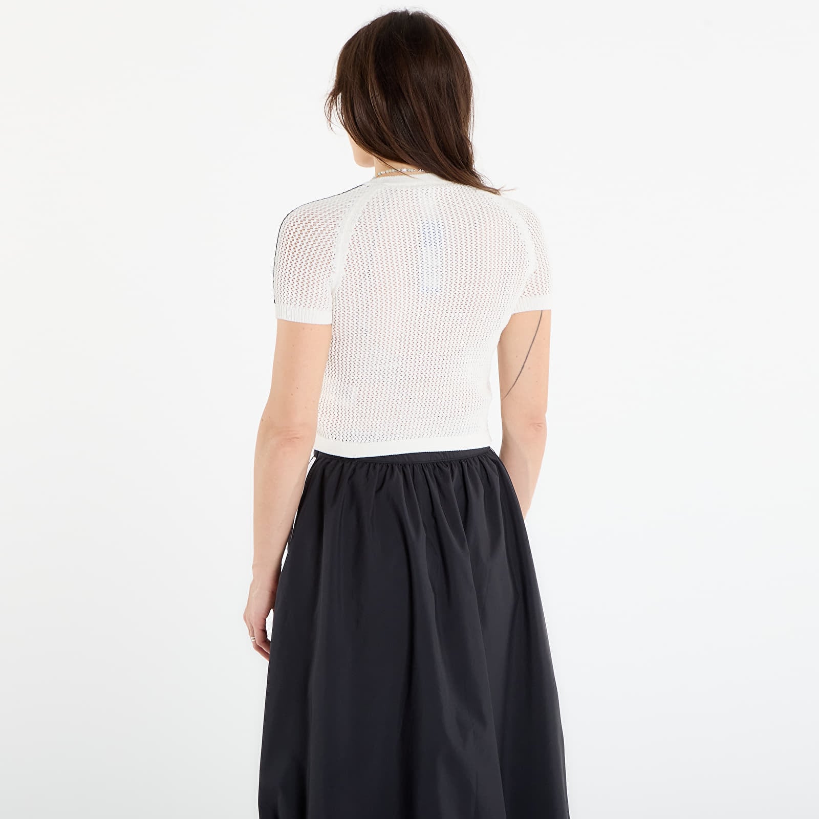 Pullover für Frauen adidas Crochet Tee Off White