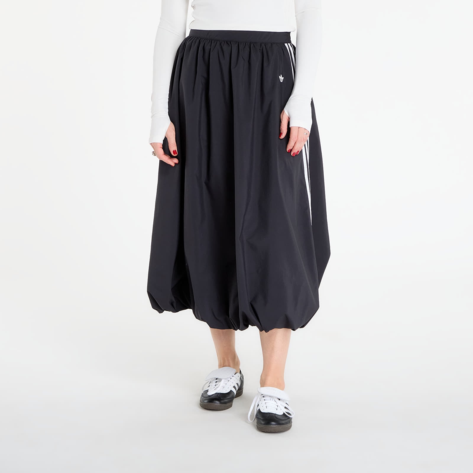 Ženska krila adidas Balloon Long Skirt Black