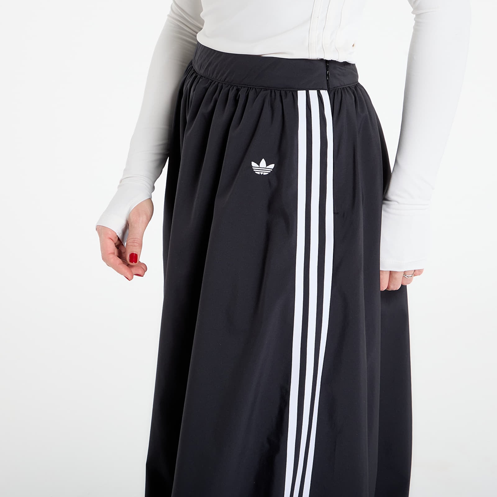 Ženska krila adidas Balloon Long Skirt Black