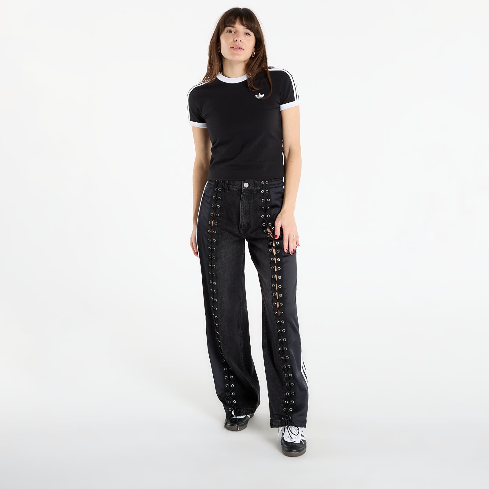 Džinsi adidas Denim Fb Track Pants Black