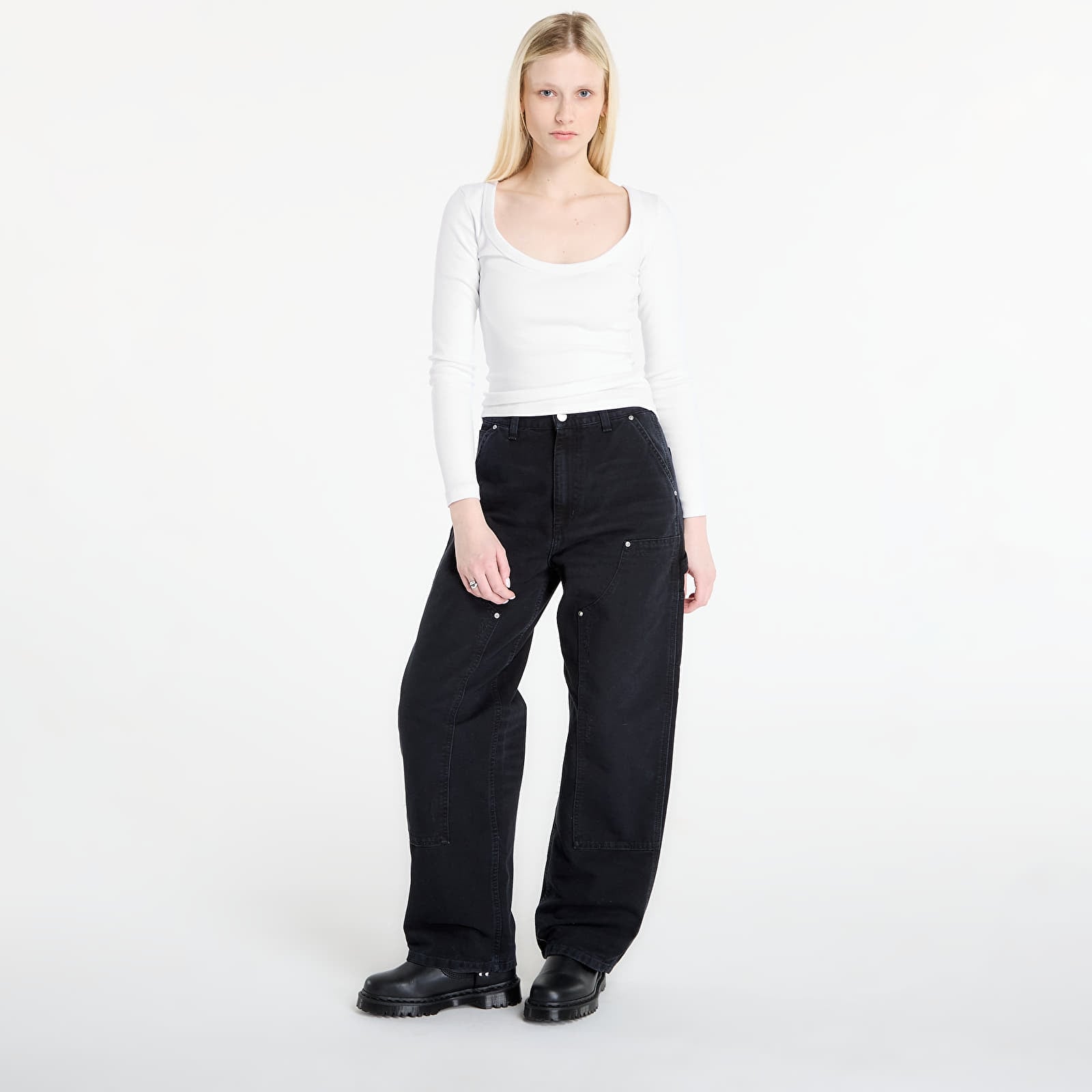 Jeans Carhartt WIP W' Brandon Double Knee Pant Black