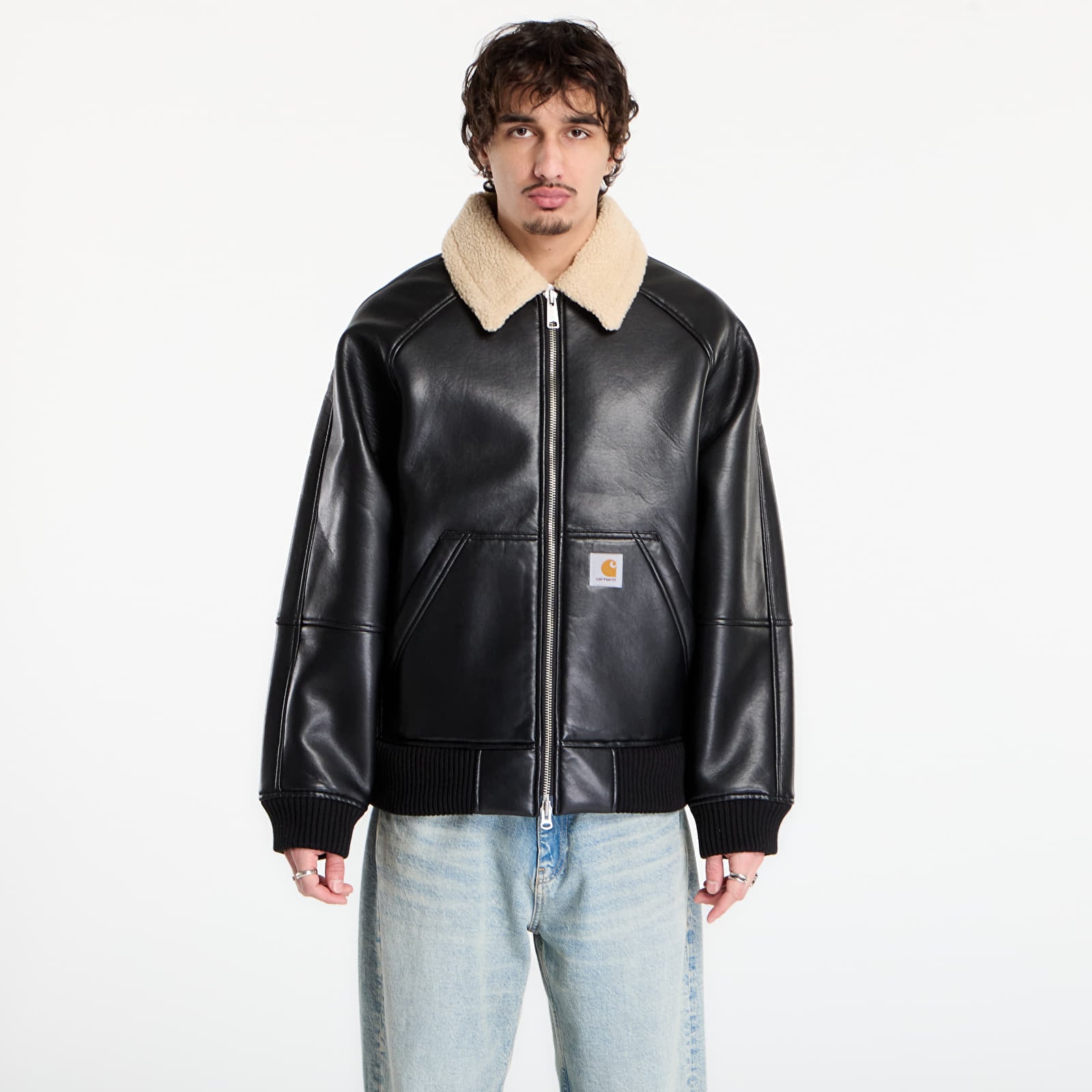 Ανδρικά σακάκια Carhartt WIP Shepton Jacket UNISEX Black/ Natural