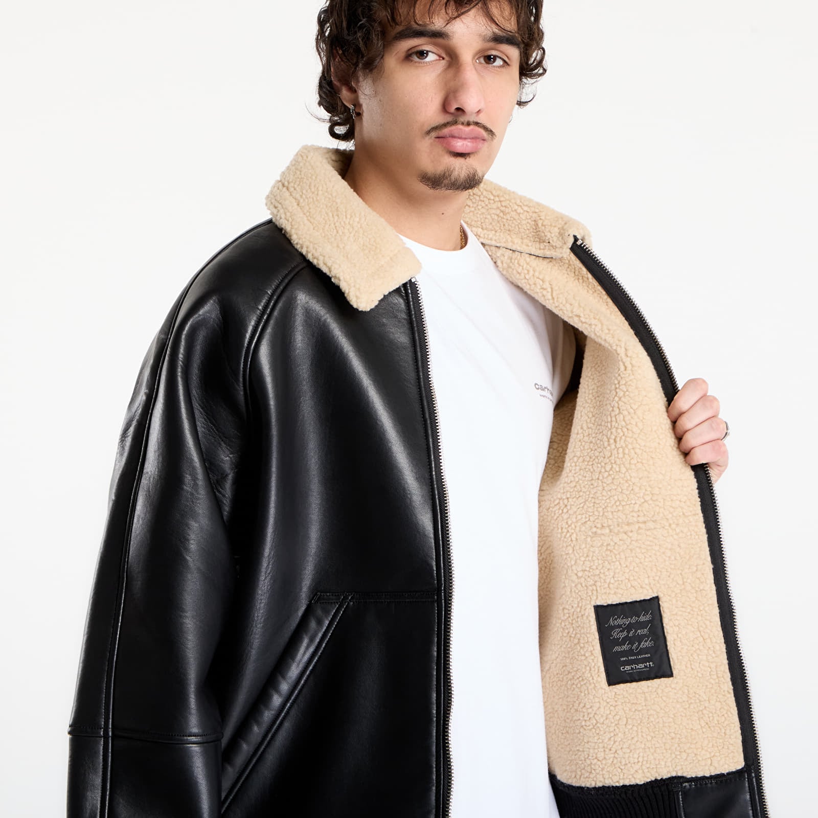 Ανδρικά σακάκια Carhartt WIP Shepton Jacket UNISEX Black/ Natural