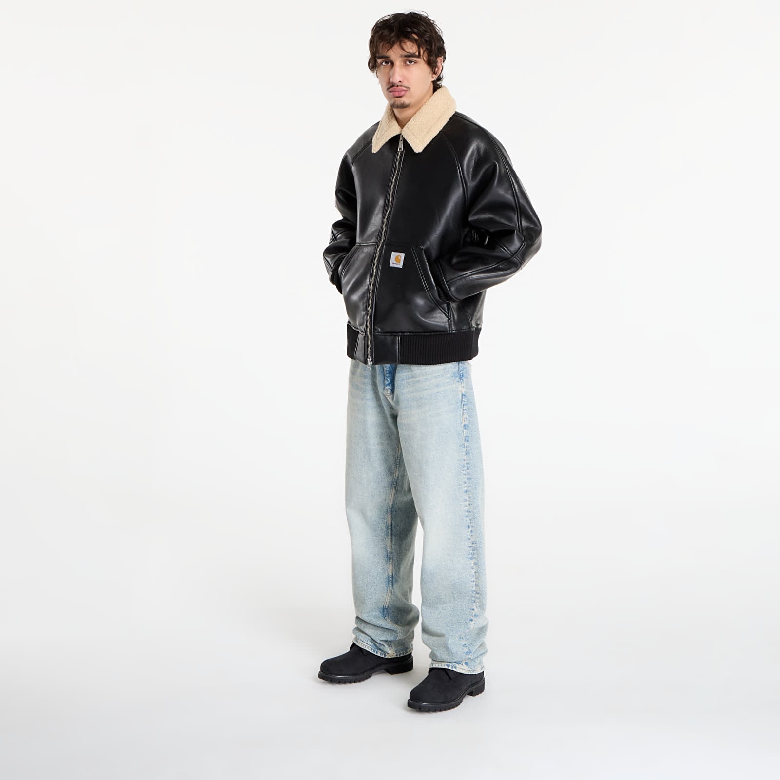 Ανδρικά σακάκια Carhartt WIP Shepton Jacket UNISEX Black/ Natural