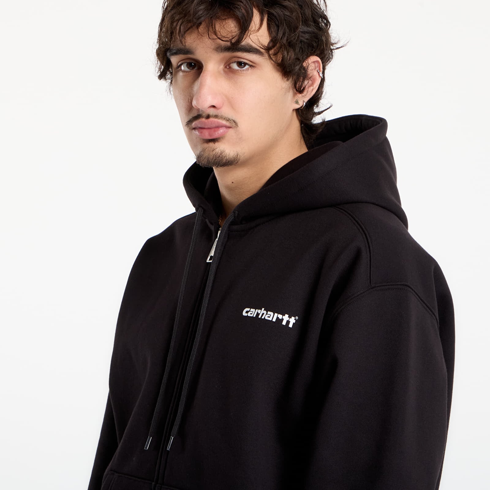 Hettegensere og sweatshirts Carhartt WIP Hooded Archive Lines Jacket UNISEX Black