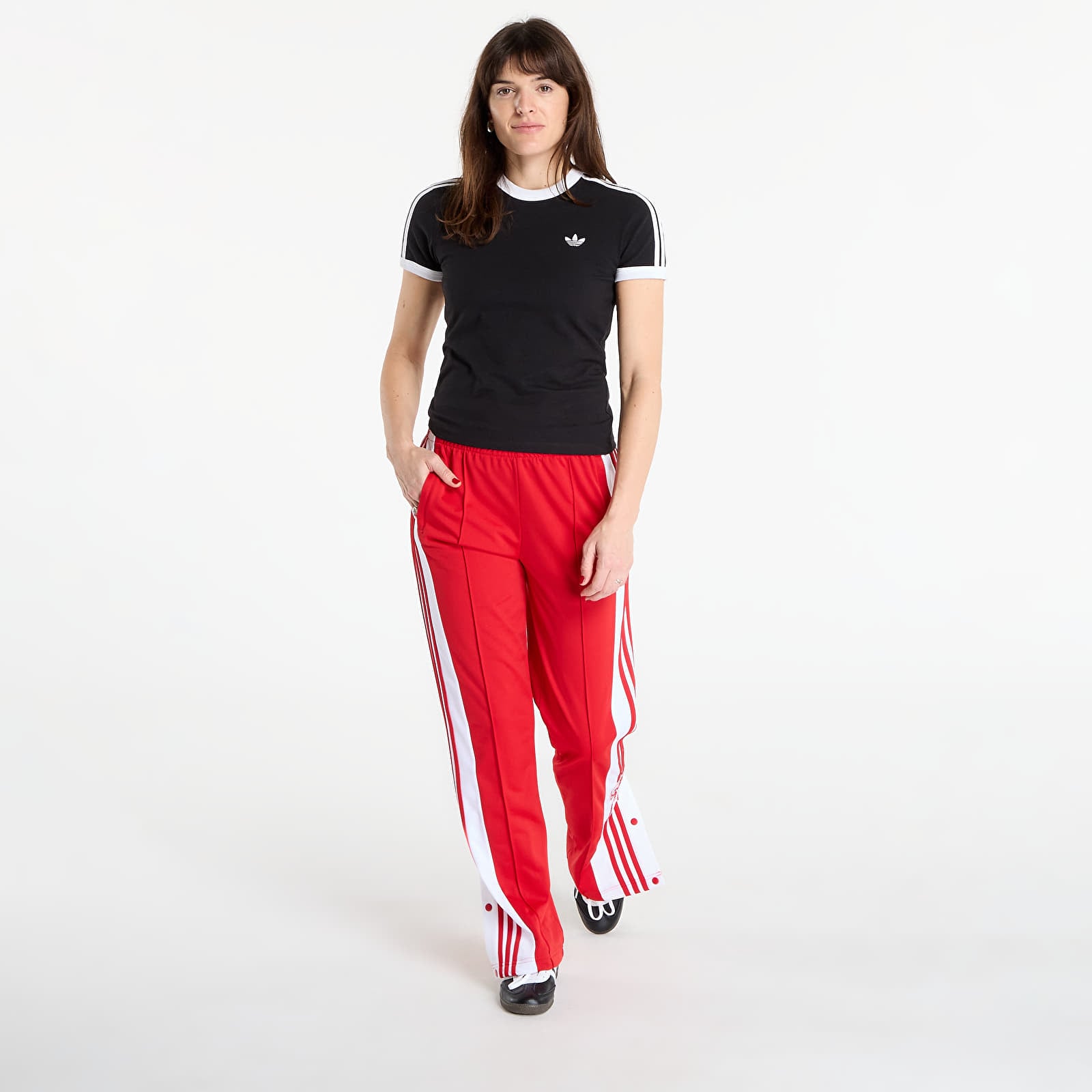 Naisten collegehousut adidas Adibreak Track Pants Better Scarlet