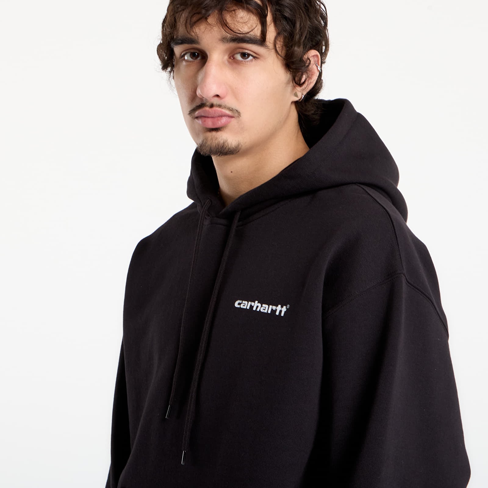 Dukserice Carhartt WIP Hooded Caps Sweat UNISEX Black