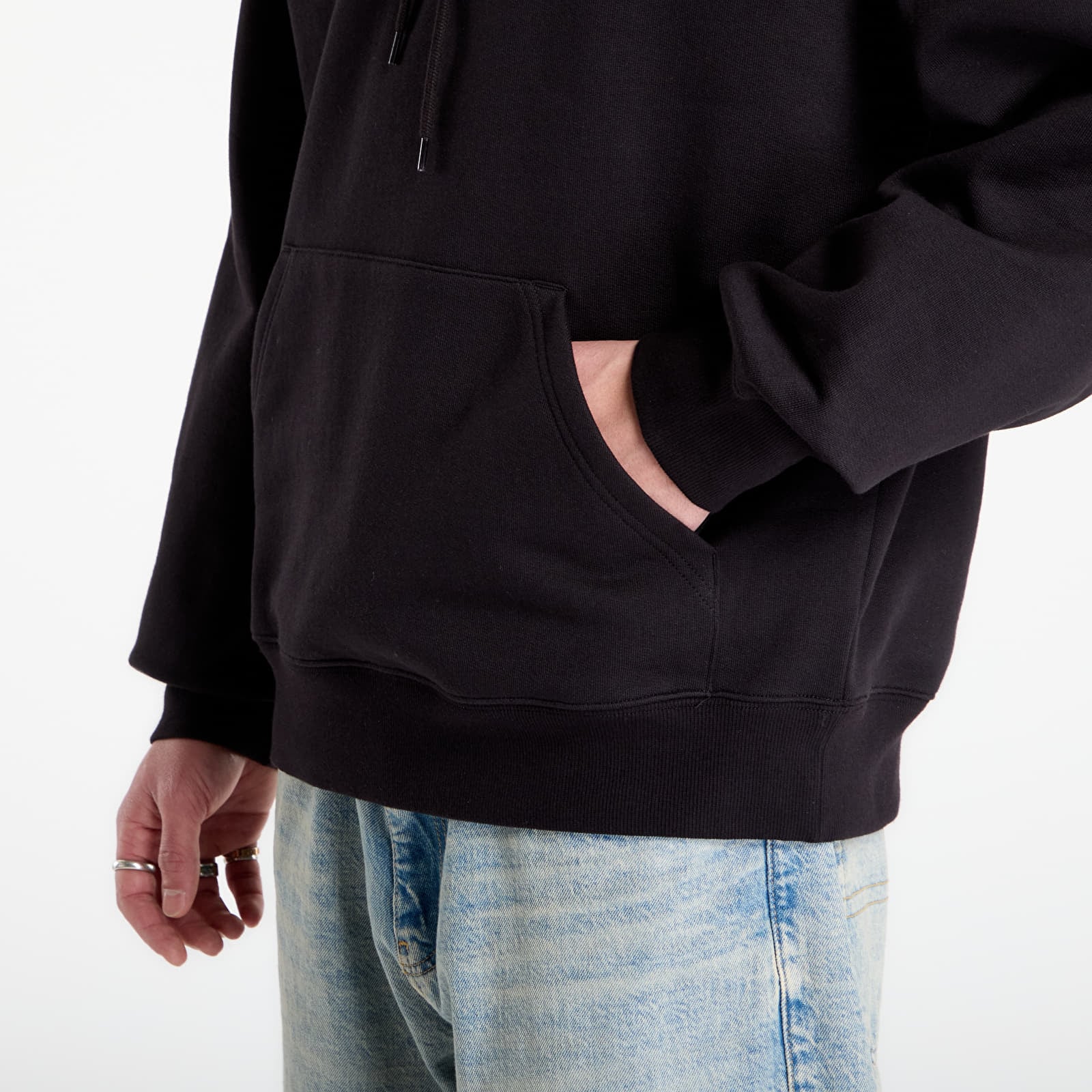 Dukserice Carhartt WIP Hooded Caps Sweat UNISEX Black