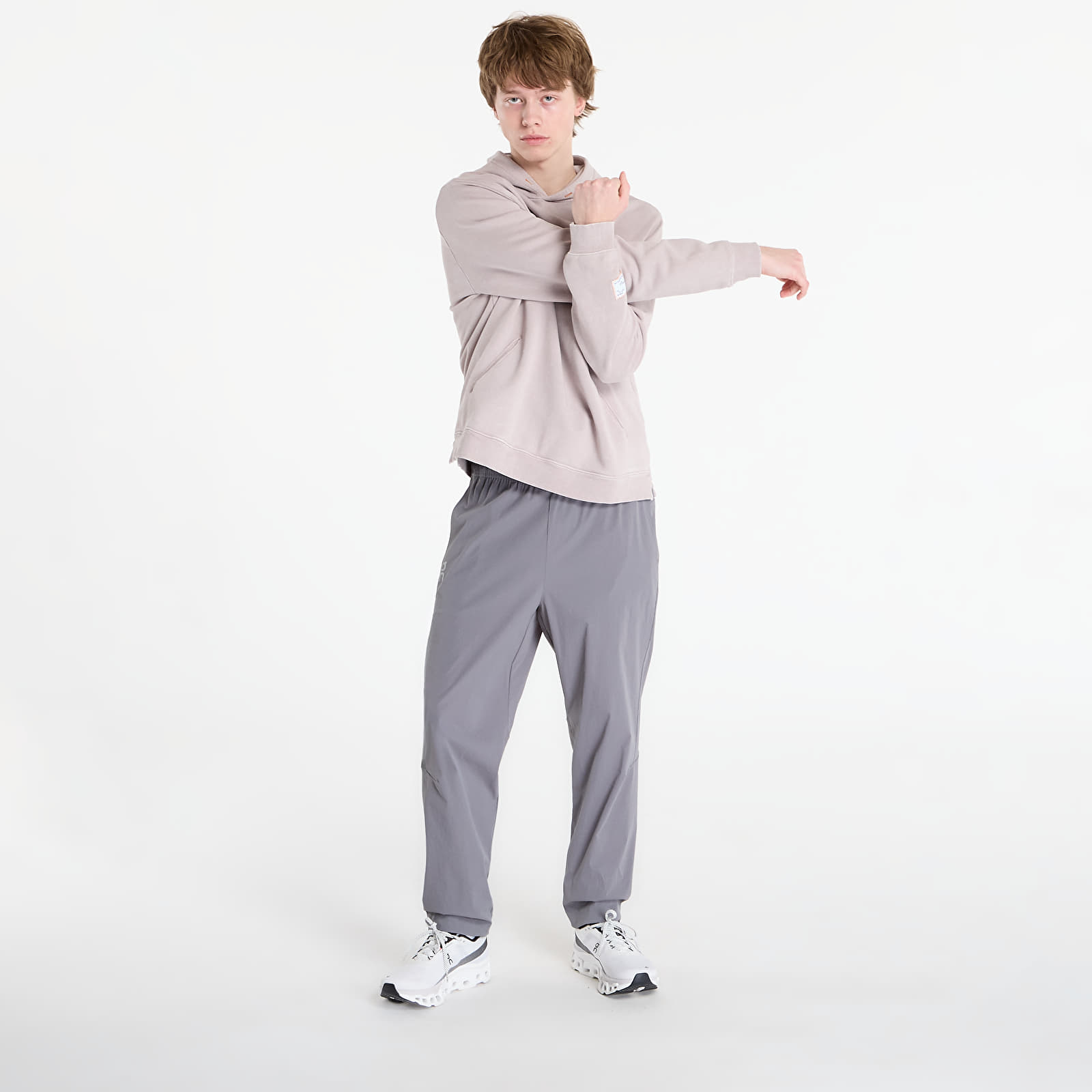 Чоловічі худі BANDIT Cotton Fleece Embroidered Hoodie Ash