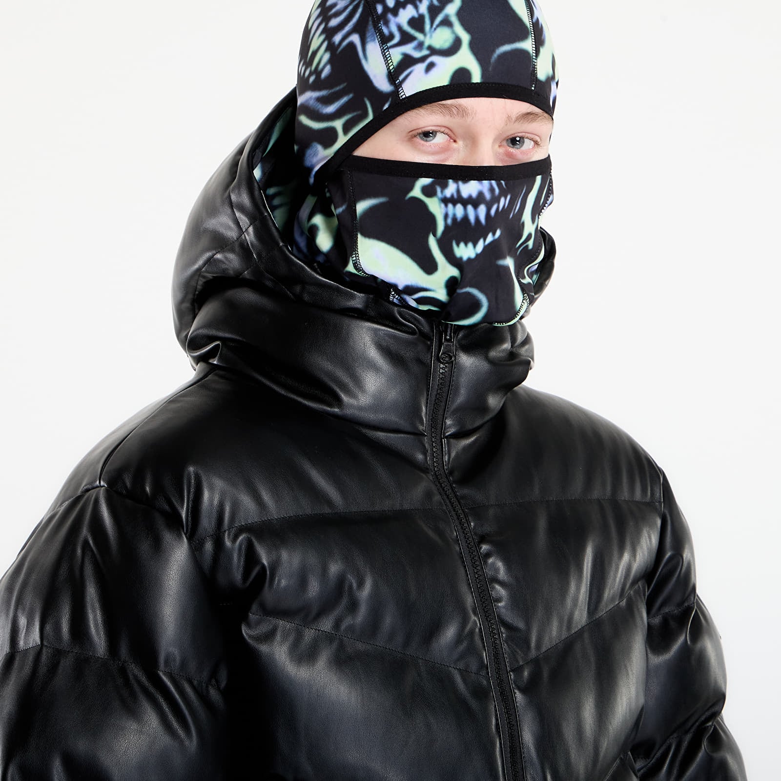 Jakker Wasted Paris M Skull Puffer Black