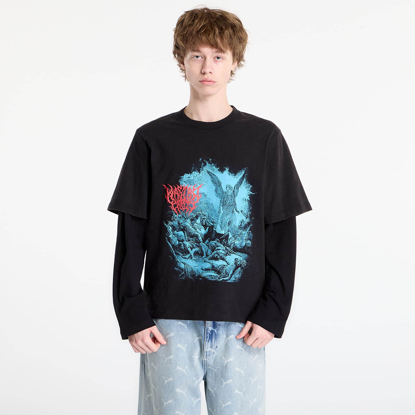 Tricou Wasted Paris M Legion T Age Faded Black/ Black S