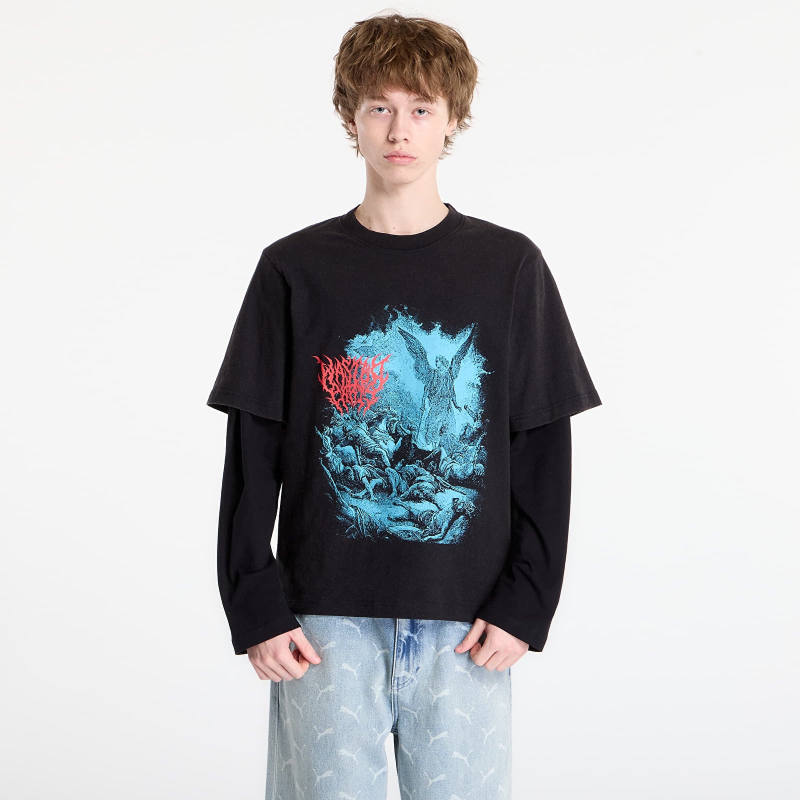 T-shirts Wasted Paris M Legion T Age Faded Black/ Black