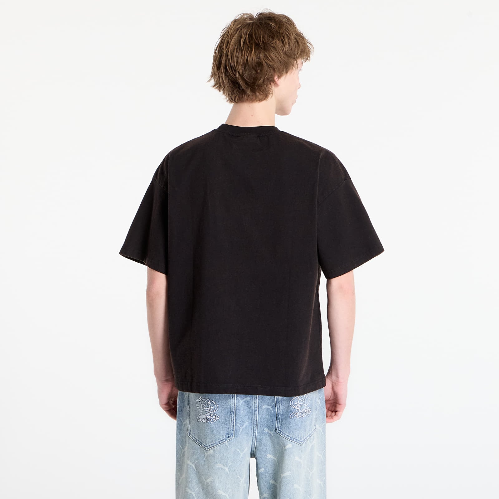 T-shirts Wasted Paris M Defy Boxy Faded Black