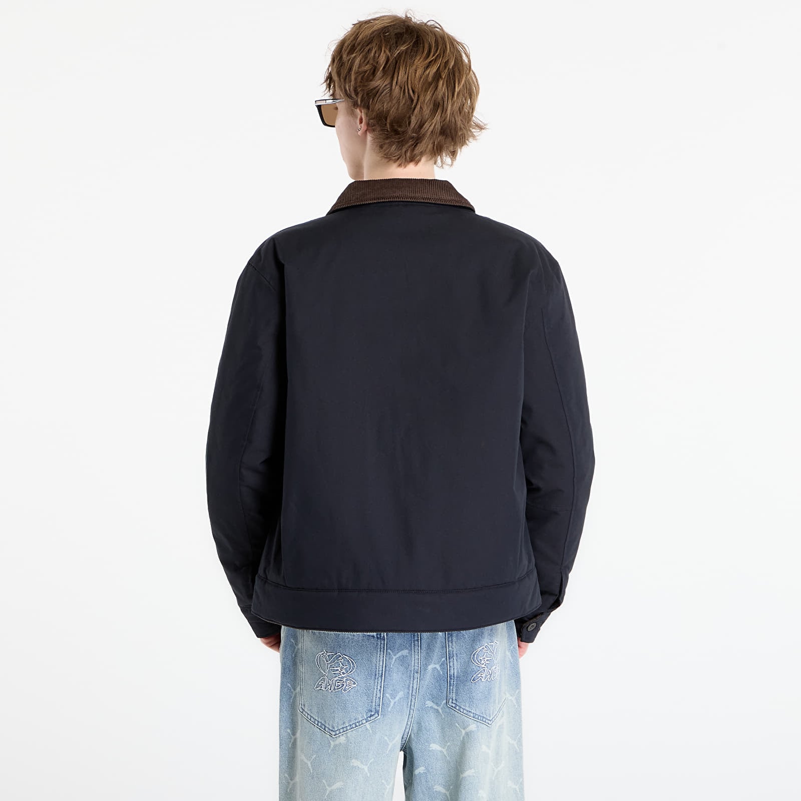 Jakne FRED PERRY Cotton Caban Jacket Navy