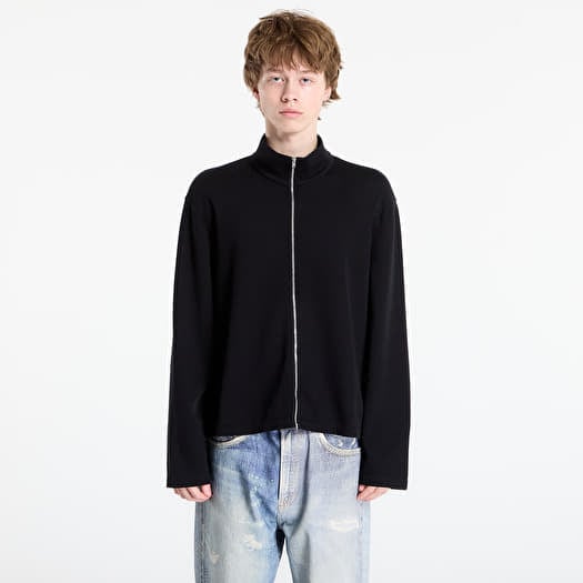 Sweatshirt OUR LEGACY Shrunken Fullzip Black Athletic Rib