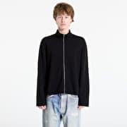 OUR LEGACY Shrunken Fullzip Black Athletic Rib