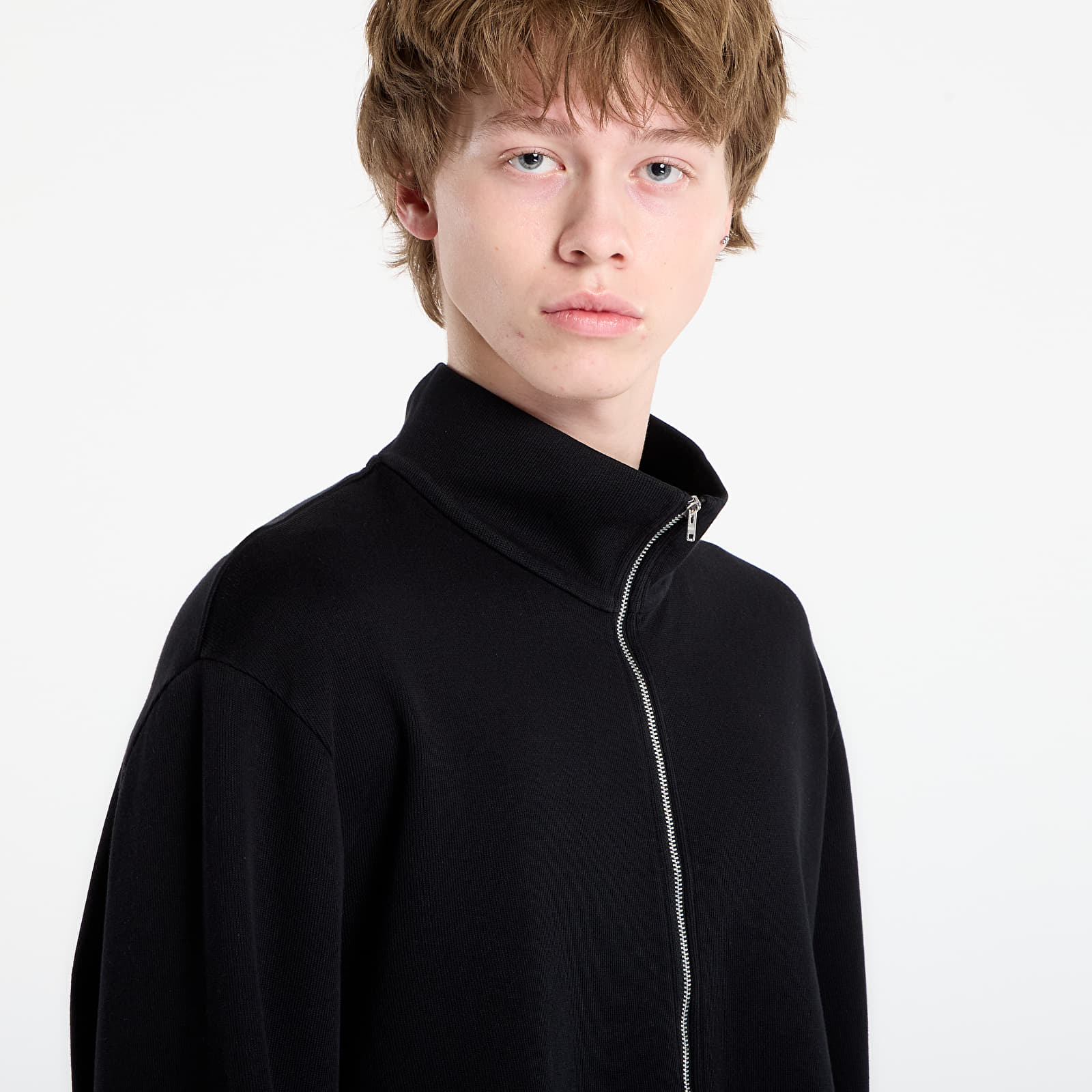 Sweatjacken und Sweatshirts OUR LEGACY Shrunken Fullzip Black Athletic Rib