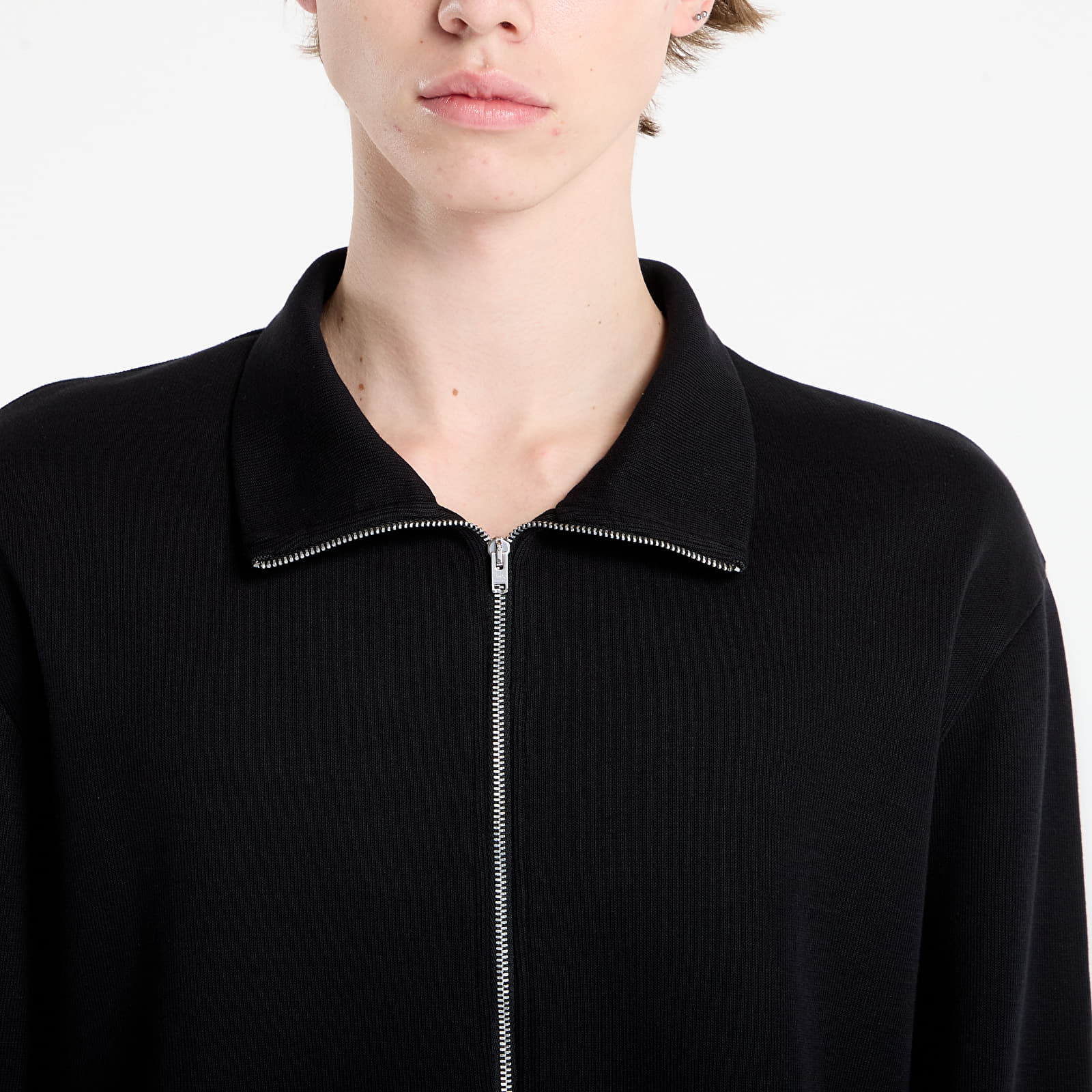 Sweatjacken und Sweatshirts OUR LEGACY Shrunken Fullzip Black Athletic Rib