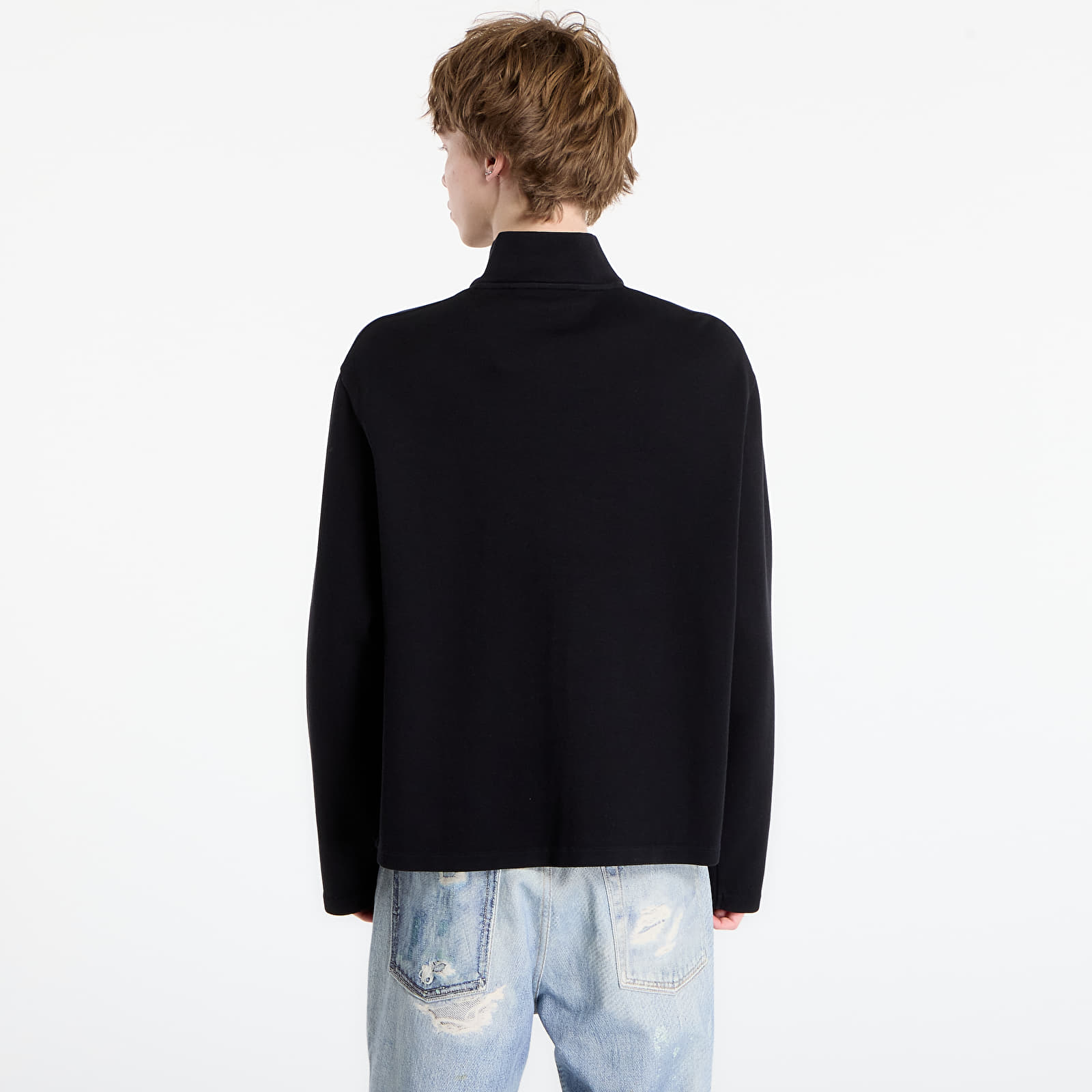 Sweatjacken und Sweatshirts OUR LEGACY Shrunken Fullzip Black Athletic Rib