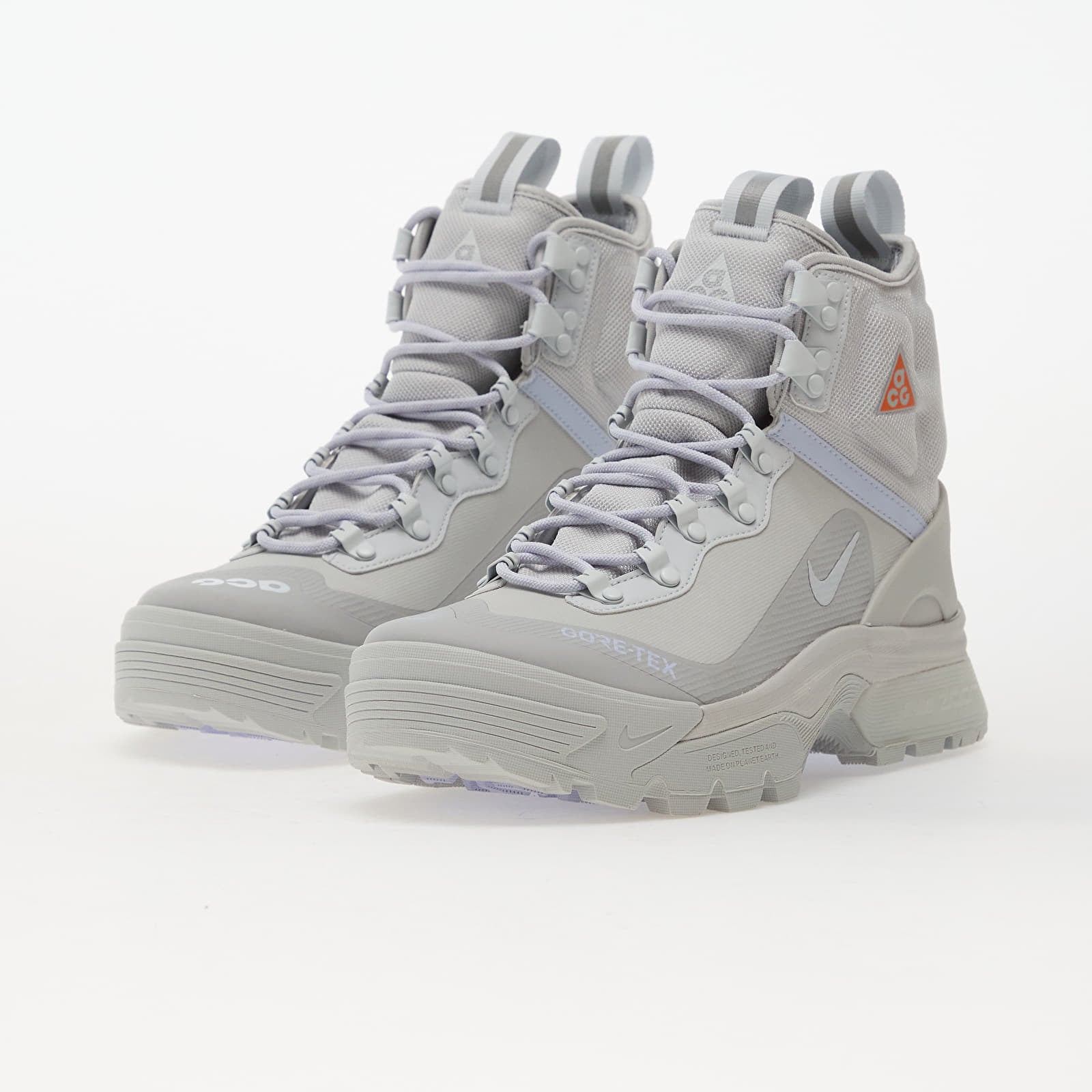 Мужская обувь Nike Acg Air Zoom Gaiadome Gore-Tex Grey Fog/ Pure Platinum-Flt Silver