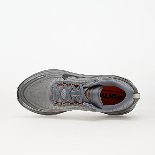 nike grey orange running shoes
