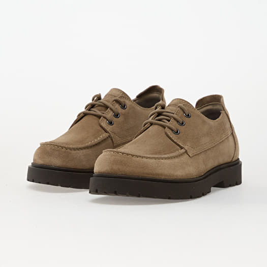 Birkenstock Highwood Moc Lace Low Suede Leather Gray Taupe | Footshop