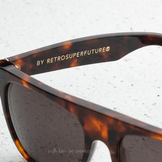 Sunglasses RETROSUPERFUTURE Flat Top Sunglasses Classic Havana