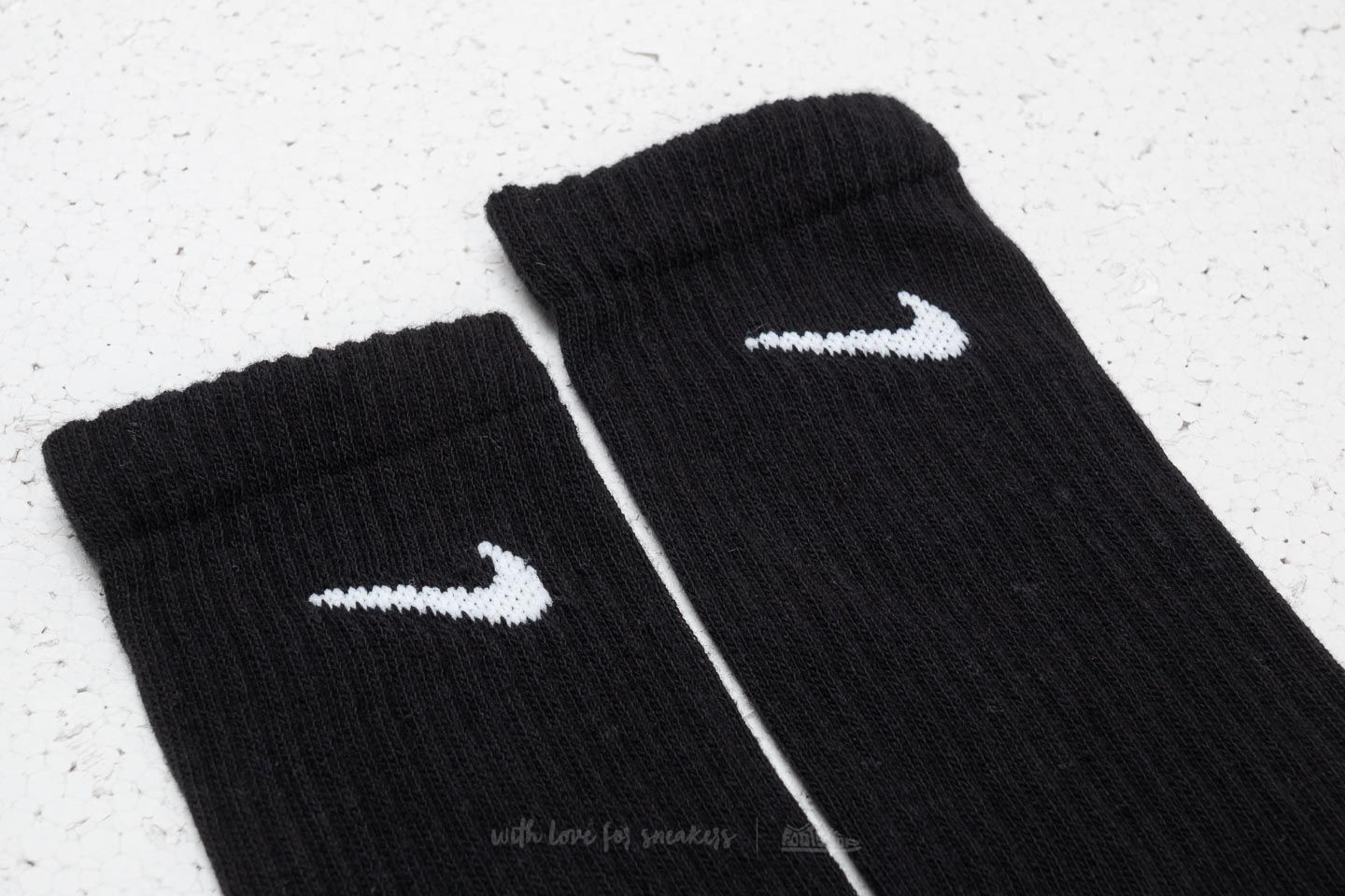 Sokker Nike 3 Pack Lightweight Performance Cotton Socks Black