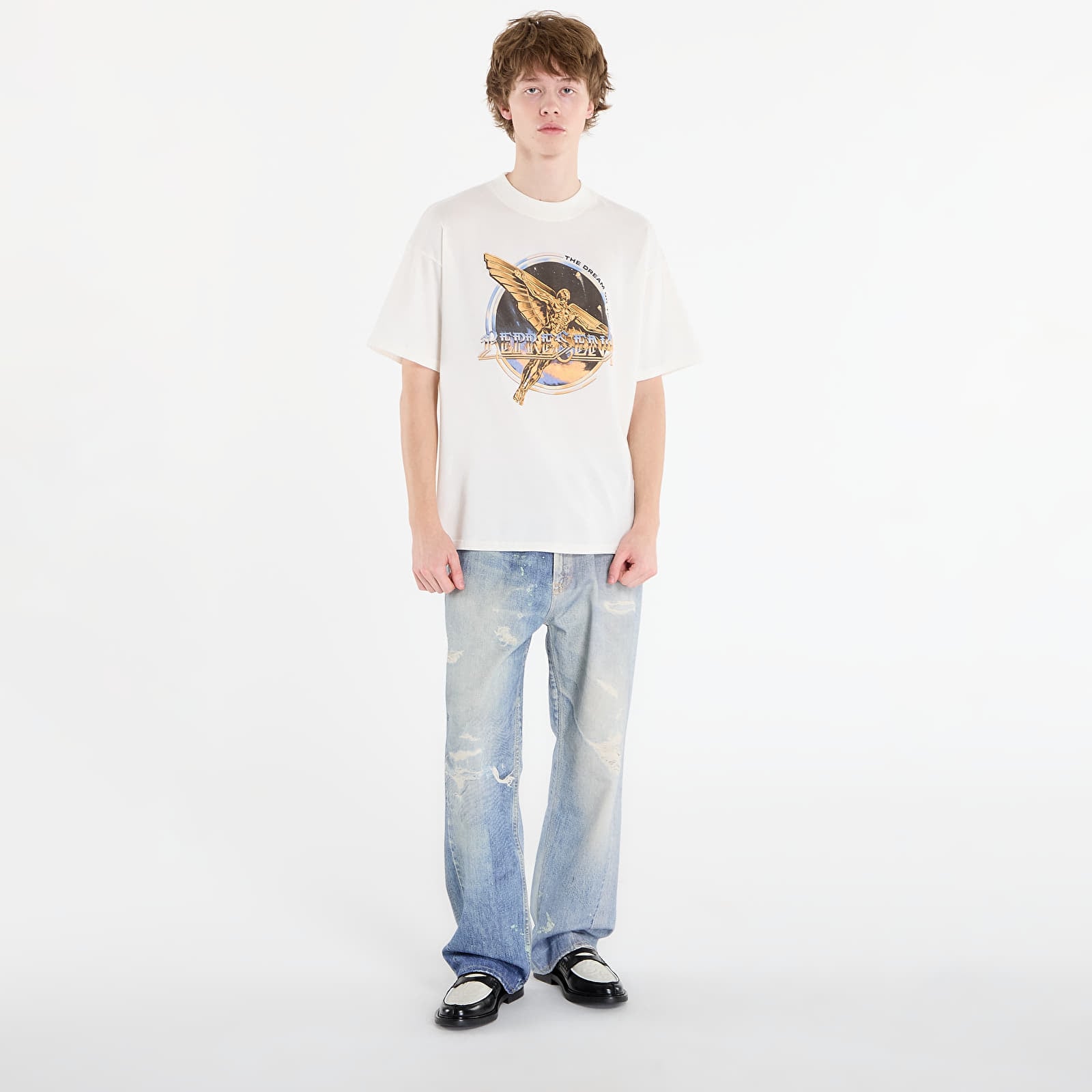 T-Shirts REPRESENT Golden Tour T-Shirt UNISEX Flat White