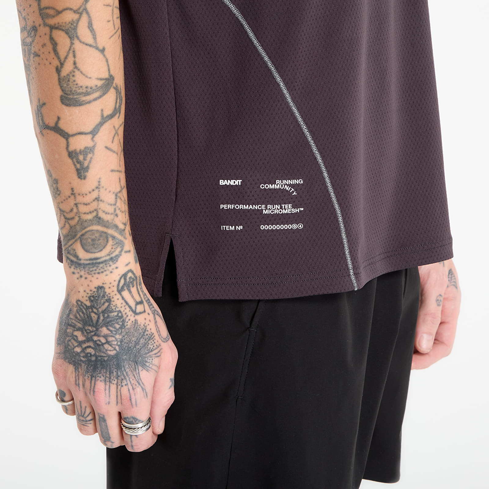 Футболки BANDIT Men's Micromesh™ Merrow Run Tee Shadow